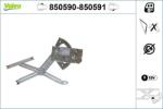 VALEO Mecanism actionare geam VALEO 850590 (850590)