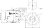 Febi Bilstein Burduf, suspensie pneumatica FEBI BILSTEIN 35679 (35679)