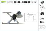 VALEO Mecanism actionare geam VALEO 850264 (850264)