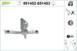 VALEO Mecanism actionare geam VALEO 851452 (851452)
