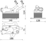 MAHLE Radiator racire ulei, cutie de viteze automata MAHLE CLC 225 000P (CLC 225 000P)