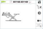 VALEO Mecanism actionare geam VALEO 851168 (851168) - fixbox