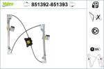 VALEO Mecanism actionare geam VALEO 851392 (851392)