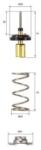 MAHLE Termostat, lichid racire MAHLE TX 257 82D (TX 257 82D)