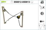 VALEO Mecanism actionare geam VALEO 850812 (850812) - fixbox