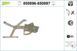 VALEO Mecanism actionare geam VALEO 850896 (850896)