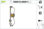 VALEO Mecanism actionare geam VALEO 850910 (850910)
