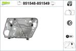 VALEO Mecanism actionare geam VALEO 851548 (851548)