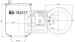 Febi Bilstein Burduf, suspensie pneumatica FEBI BILSTEIN 182871 (182871)