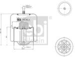 Febi Bilstein Burduf, suspensie pneumatica FEBI BILSTEIN 38353 (38353)