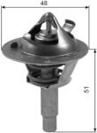 GATES Termostat, lichid racire GATES TH38490G1 (TH38490G1) - fixbox