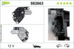 Valeo Motor stergator VALEO 582663 (582663)