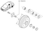 Original Renault Butuc roata, corp axa ORIGINAL RENAULT 77 00 416 374 (77 00 416 374)