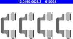 ATE Set accesorii, placute frana ATE 13.0460-0035.2 (13.0460-0035.2)