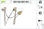 VALEO Mecanism actionare geam VALEO 851102 (851102) - fixbox