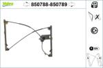 VALEO Mecanism actionare geam VALEO 850788 (850788)