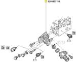 Original Renault Carcasa termostat ORIGINAL RENAULT 8200493154 (8200493154)