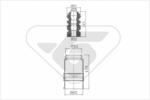 Hutchinson Kit protectie praf, amortizor Hutchinson KP020 (KP020)
