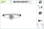VALEO Mecanism actionare geam VALEO 851876 (851876)