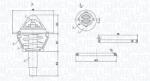 Magneti Marelli Termostat, lichid racire MAGNETI MARELLI 352317005120 (352317005120)