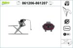 VALEO Mecanism actionare geam VALEO 861206 (861206)