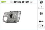 VALEO Mecanism actionare geam VALEO 851610 (851610)