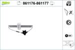 VALEO Mecanism actionare geam VALEO 861177 (861177) - fixbox
