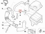 Original Fiat Furtun filtru de aer ORIGINAL FIAT 51800472 (51800472)