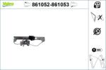 VALEO Mecanism actionare geam VALEO 861052 (861052)