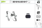 VALEO Mecanism actionare geam VALEO 851816 (851816)