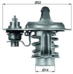 MAHLE Termostat, lichid racire MAHLE TX 76 88D (TX 76 88D)