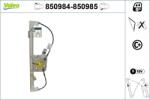 VALEO Mecanism actionare geam VALEO 850984 (850984)