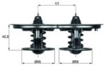 MAHLE Termostat, lichid racire MAHLE TX 32/1D (TX 32/1D)