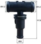 MAHLE Termostat, lichid racire MAHLE TH 53 75 (TH 53 75)