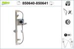 VALEO Mecanism actionare geam VALEO 850640 (850640) - fixbox