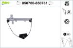 VALEO Mecanism actionare geam VALEO 850780 (850780) - fixbox