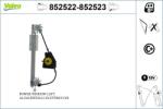 VALEO Mecanism actionare geam VALEO 852522 (852522)