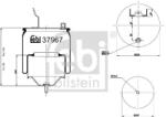 Febi Bilstein Burduf, suspensie pneumatica FEBI BILSTEIN 37967 (37967)