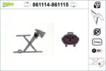 VALEO Mecanism actionare geam VALEO 861114 (861114)