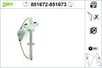 VALEO Mecanism actionare geam VALEO 851672 (851672) - fixbox
