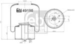 Febi Bilstein Burduf, suspensie pneumatica FEBI BILSTEIN 49198 (49198)