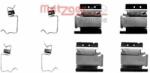 METZGER Set accesorii, placute frana METZGER 109-1218 (109-1218)