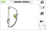 VALEO Mecanism actionare geam VALEO 850890 (850890)