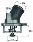 BEHR Termostat, lichid racire BEHR TI 2 92 (TI 2 92)