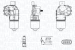 Magneti Marelli Motor stergator MAGNETI MARELLI 064350006010 (064350006010)