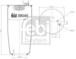 Febi Bilstein Burduf, suspensie pneumatica FEBI BILSTEIN 39045 (39045)