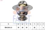 FACET Termostat, lichid racire FACET 7.8218S (7.8218S)