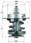 MAHLE Termostat, lichid racire MAHLE TX 63 88 (TX 63 88)