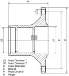 DT Spare Parts Butuc roata DT Spare Parts 2.65320 (2.65320)