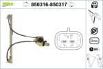 VALEO Mecanism actionare geam VALEO 850316 (850316)